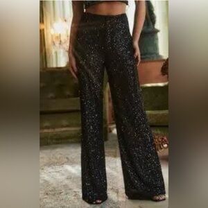 12th tribe sequin pants-size L